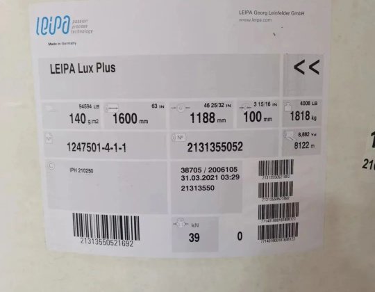 LEIPA Coated White-top Testliner  140 - 200 gsm